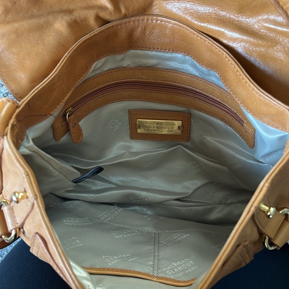 Badgley Mischka - camel leather purse - Picture 3 of 7